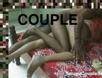 Telugu Couple Having Midnight Hot Indian Sex With Desi Village Bhabhi In Full Hindi