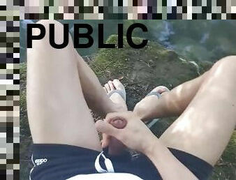 asiatique, en-plein-air, public, gay, pieds, fétiche, solo, minet, jambes, orteils