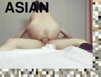 asiatisk, orgasm, amatör, mogen, massage