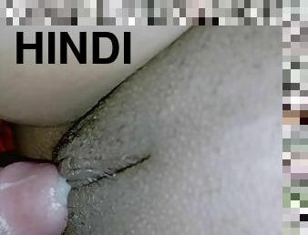 fitta-pussy, fru, cumshot, hemmagjord, hindu-kvinnor, creampie, moster, sprut, close-up