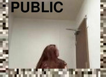 Twerking in Public Restroom