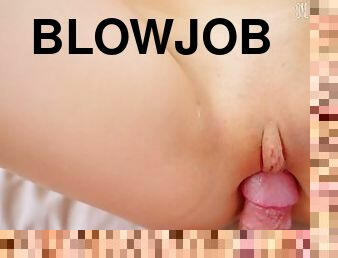 My hot girlfriend decided that she want to make blowjob