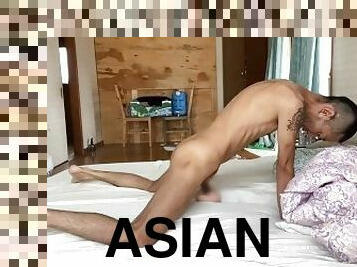 asiatisk, masturbation, leksak, hardcore, gay, japansk, creampie, galen, hentai, ensam