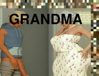 tyłek, duże-cycki, babcia, ogromny, anal, staruszka, ogromny-kutas, dziewczyna, naturalne, 3d