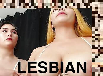 Lesbian Babes With Big Boobs Using Vibrators