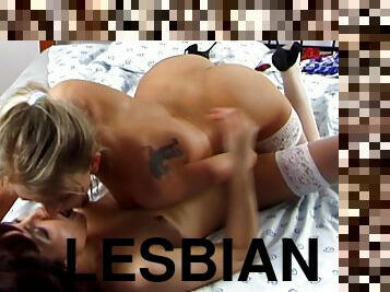 Lesbian Dildo Fucking