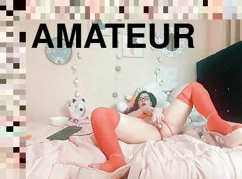Webcam Sex Show In Red Lingerie