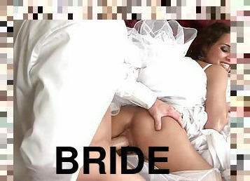 Curly-haired bride Renae Cruz gets fucked good and proper