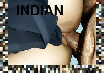 Horny Indian Teen Sucking Dick In New Style And Fucking Hard