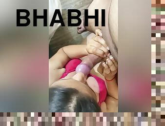Today Exclusive- Sexy Desi Bhabhi Blowjob And Putting Condom On Lover Dick
