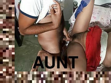 Palang Ke Niche Pasi Huyi Aunty Ko Masti Me Pel Diya