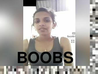 Today Exclusive- Cute Lankan Girl Showing Her Boobs And Pussy Part2