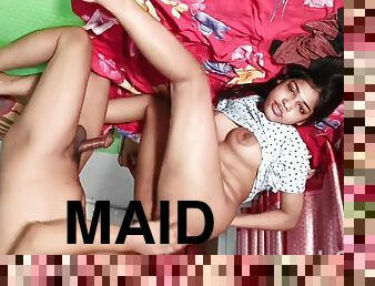 Desi Maid Caught And Fucked Hard Hot Sexy Bikini Young Girl