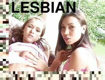 Selina licks lesbian teen pussy
