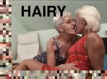 poilue, granny, lesbienne, hardcore