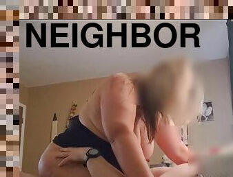 Native BBW Neighbor Blaze Keeps Cumming on my hard cock