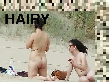 Delicious ladies getting recorded on the nudist beach