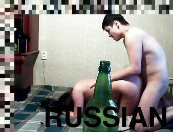 Wild Russian Drunk Sex Of Amateur Shameless Couple