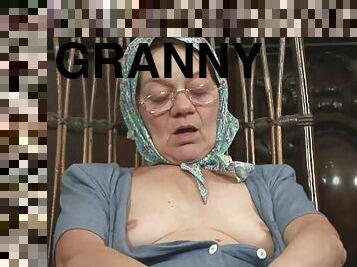 Old granny is still a cock thirsty woman