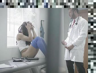 Dr.Danny got to fuck young cutie Kira Noir