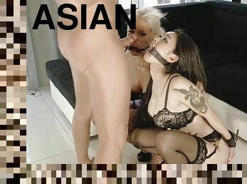 asiatique, orgie, amateur, bdsm, trio, fétiche