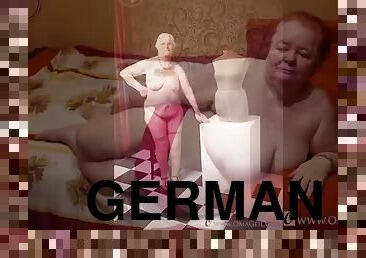 vieux, amateur, mature, granny, maman, allemand, compilation, plus-agée