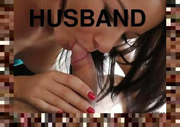 OLD4K. Coitus is how girl welcomes old husband after...
