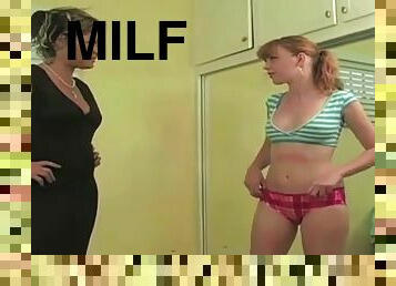 milf, ados, maman