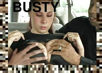 Busty babe Gianna Michaels interracial porn clip