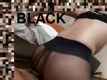 masturbation, étudiante, black