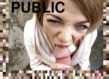 public, fellation, ados, hardcore, fellation-profonde, point-de-vue, chevauchement, cow-girl, petits-seins