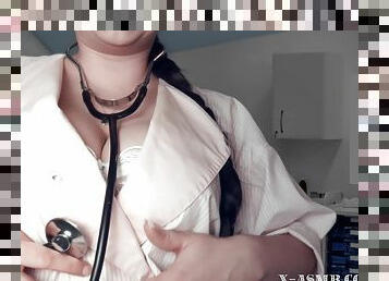 Horny Nurse Medical Roleplay - big knockers