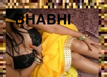 Desi Bhabhi playing with nice boobs and pussy