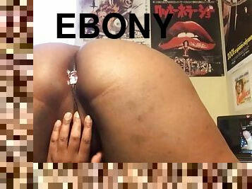 23yo Ebony BBW Slut: Reverse Tribute Anal