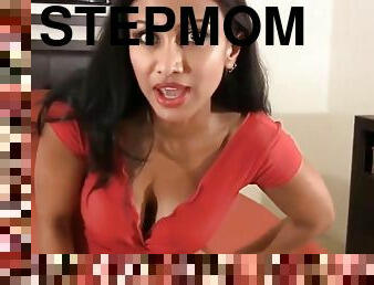 Stepmom giving a demonstration oral sex point of view