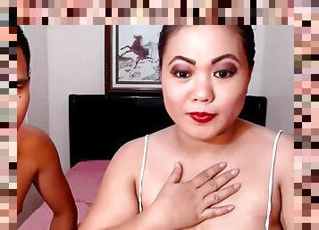 Asian amateur couple webcam video
