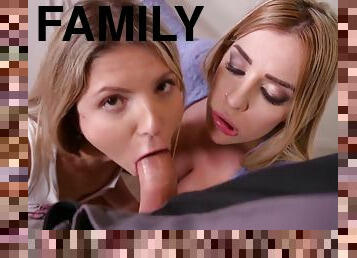 Marica Chanelle & Gina In Kinky Family Threesome