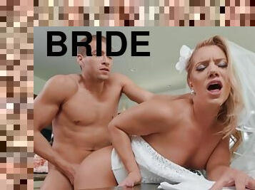 Best man fucks hot bride Candice after the wedding