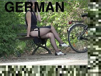 German erotic public exhibitionism Amateur outdoor