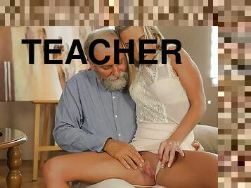 oče, mastrubacija, star, učiteljica, najstnice, kurba-slut, mlade18, blond, starejši, drobcena