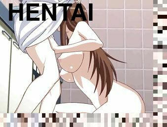 Crazy hentai sex video with busty teens