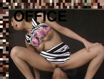 Trembling Office Girl Collapses [Decensored] - Asian