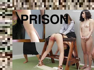 Inprisoned Girls And A Guard Spanked Senslessly - Fetish