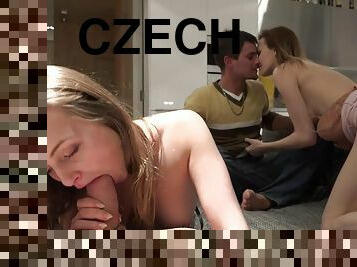 publiczne, swingersi, seks-grupowy, 3kąt, pov, czeskie