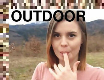 My First Outdoor Sex - POV Video