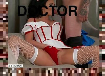 Big boobed pornstar Jasmine Jae as Porn Doctor - HD hardcore with cumshot