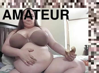 gros-nichons, grosse, amateur, maison, belle-femme-ronde, joufflue, naturel, gros-seins, seins, fétiche