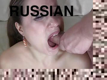 ruso, mamada, polla-enorme, adolescente, hardcore, corrida-interna, sucio, zorra, oral, amordazada