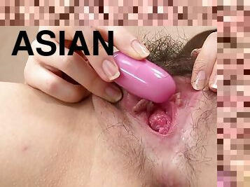 asiatisk, hårig, masturbation, bröstvårtor, fitta-pussy, sport, student, brudar, tonåring, leksak