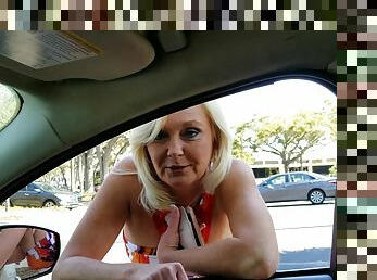 Office Parking Lot Sucks Off: mature mom hooker